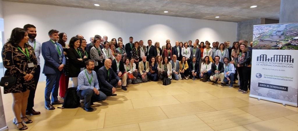 Foto de familia del CII de Extremadura
